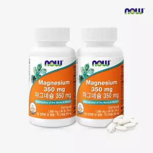 [나우푸드코리아] 나우푸드 마그네슘 350mg 90정 2병 6개월분