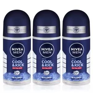 니베아 맨 데오드란트 롤온 쿨킥 50ml x 3개