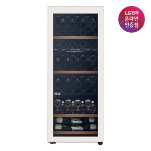 LG 디오스 오브제컬렉션 와인셀러 W1212GB 포켓핸들 글라스재질 121병
