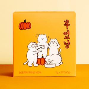 늙은호박차 부었냥 20 티백 국내산 100프로 늙은호박