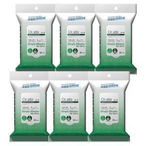 닥터아토 심플리브리드 콧물티슈 휴대용 20매 x6팩 물티슈