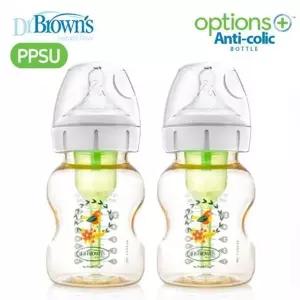 [보리보리/닥터브라운]닥터브라운 와이드넥 옵션스플러스 PPSU젖병 150ml(2P)