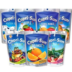 농심 카프리썬 200ml x 20팩 40팩 [오렌지/펀알람/정글/사과/아이스티/사파리/오렌지망고/어린이음료/음료