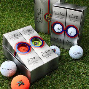 세인트나인 X 플러스 6구 비공인 고반발 3피스 골프공 비거리 장타 스피드 골프볼 택1