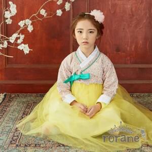 [보리보리/로라네]여아 리버티 한복 드레스