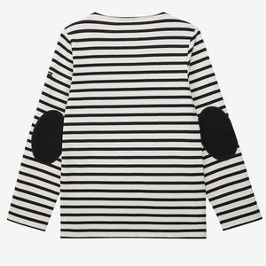 세인트제임스 길도 엘보패치 Ecru/Noir 긴팔 티셔츠