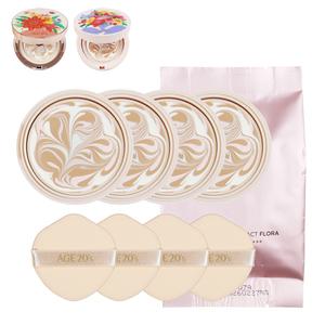 에이지20s 팩트 에센스 커버 플로라 에디션 리필 4개