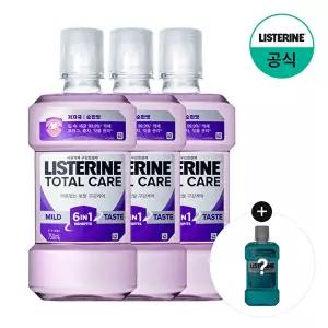 [리스테린][토케플250ml증정] 리스테린 토탈케어 마일드 750ml x3
