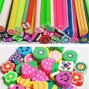 폴리머비즈/원형 스틱 팔찌 목걸이 악세사리만들기 꾸미기 공예재료 미술수업 학습준비물 인테리어소품