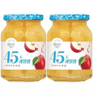 복음자리 45도 사과잼 350gX2개 :유통기한 25년 12월 29일까지