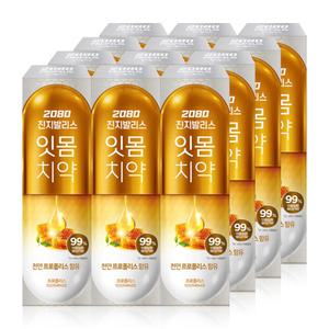 2080 진지발리스 프로폴리스 치약 120g x 12개