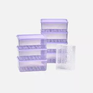 냉동실 전용 밀폐용기 5호+채반 중)세트