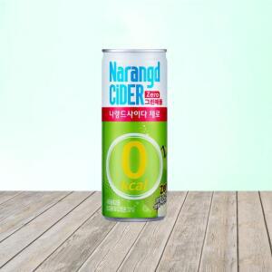나랑드사이다 그린애플 245ml x 30캔 제로음료