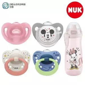 누크 아기 노리개젖꼭지/쪽쪽이/공갈젖꼭지/올실리콘/디즈니/야광/빨대컵/유아컵/물컵