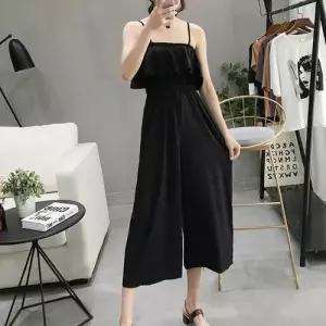 끈나시밴딩점프수트 여름 예쁜핏 패셔너블 여성 패션