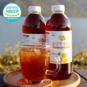 매실원액 매실액기스 3년 숙성 황매실청 1000ml x 2병 선물포장