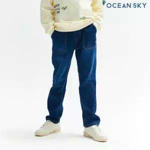 [보리보리/오션스카이]남아 슬림 베기 약기모 데님 팬츠-CEJB2302B0N