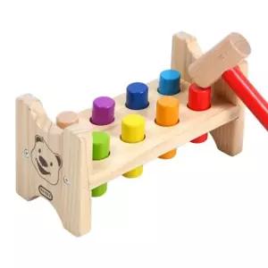 토도리브로 원목 곰돌이망치놀이