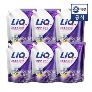 [리큐] 얼룩제거 올인원 세탁세제 2.1리필 x 6개 (일반/드럼)