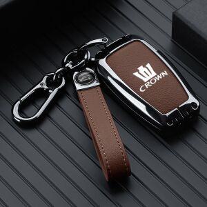 도요타 크라운 키케이스 키홀더 버클 메탈 블랙 브라운 아연 합금 고급 신차 새차 선물
