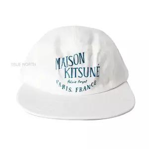 [메종키츠네] 23FW 공용 LM06102WW0088 P204 로고 프린트 캡 모자 화이트