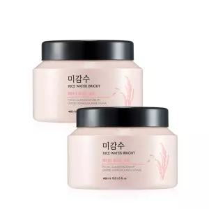 더페이스샵 미감수 브라이트 페이셜 클렌징 크림 400ml 대용량 x 2ea
