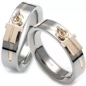 T-956 CO 14K 골드 티타늄 커플링 반지 이니셜무료 무료배송 맞춤제작 평생AS