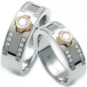 TW-633 CO 14K 골드 티타늄 커플링 반지 이니셜무료 무료배송 맞춤제작 평생AS