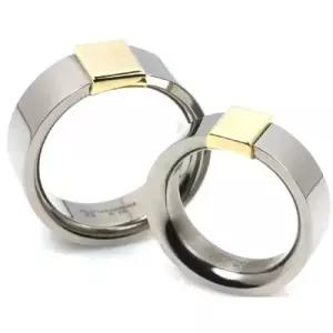 T-501 CO 14K 골드 티타늄 커플링 반지 이니셜무료 무료배송 맞춤제작 평생AS