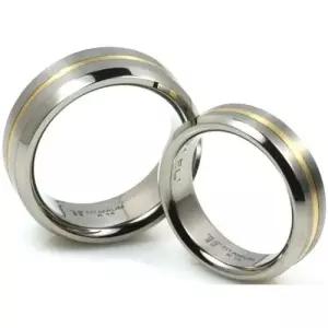 T-505 CO 14K 골드 티타늄 커플링 반지 이니셜무료 무료배송 맞춤제작 평생AS