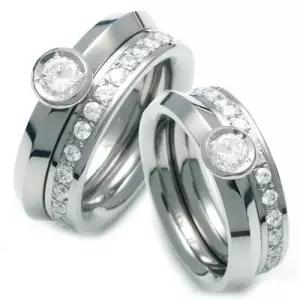 TW-971 CO 14K 골드 티타늄 커플링 반지 이니셜무료 무료배송 맞춤제작 평생AS