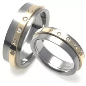 T-517 CO 14K 골드 티타늄 커플링 반지 이니셜무료 무료배송 맞춤제작 평생AS