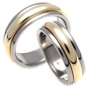 T-513 CO 14K 골드 티타늄 커플링 반지 이니셜무료 무료배송 맞춤제작 평생AS
