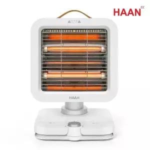 한경희 뉴트로 감성 좌우회전 발터치 미니 전기히터 전기난로