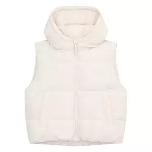 [소이] 여자 겨울이월 크림후드웰론조끼(23W0155)