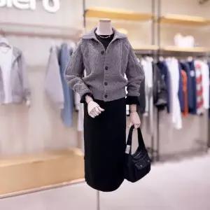 [대구백화점] [시에로]꽈배기 카라 가디건(SJ4KTFW18M)