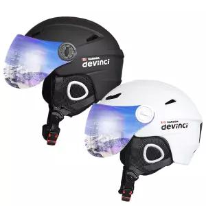 초경량 드빈치 고급형 스노우보드 스키 헬멧 고글 청소년-성인 바이저헬멧
