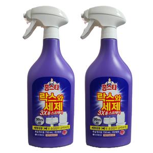 LG 홈스타 락스와세레 3X 폼 스프레이 후로랄향 750ml x 2