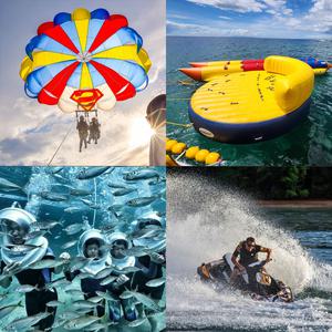 [보홀] 해양 스포츠 (선셋 파라셀링, UFO보트, 체험다이빙, 제트스키)