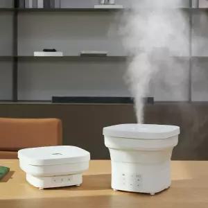 오아 플렌티플렛 4L 접이식 가습기 대용량 초음파 캠핑 조리원 아기방 안방 무소음 자동습도조절 간편 통세척