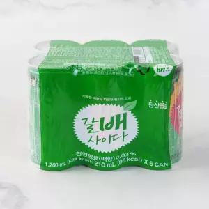 해태 갈배사이다 210ML*6