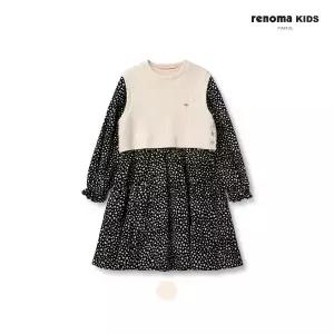 [보리보리/레노마 키즈]VEST레이어드 들꽃프린트 원피스(R2341O601_47)