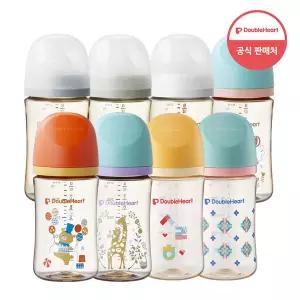 더블하트 모유실감 3세대 PPSU 젖병 240ml (M/L젖꼭지포함) 모음