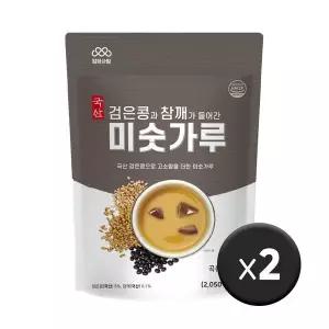 [하프클럽/엄마사랑]검은콩 참깨 미숫가루 500g x 2개