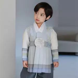 [보리보리/하랑한복]하랑한복 천왕랑 어린이 돌복 유아 아동 고급 남아 한복 세트