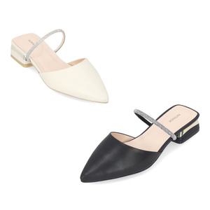 엘칸토 인텐스 여성 투톤 오픈 슬링백 2.5cm LCWO15I413