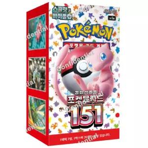(뽁뽁이포장) 포켓몬스터카드 스칼렛n바이올렛 강화확장팩 포켓몬카드 151