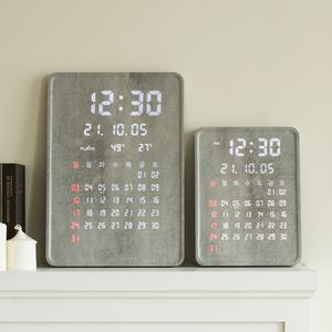 전자 달력 디지털 벽걸이 LED 시계 개업 집들이 선물 / 캘린더 날짜 사무실 거실 인테리어 무소음 벽시계