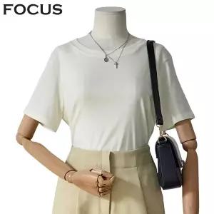 [롯데백화점]포커스 찰랑 베이직 반팔티_FM3C7TS0204