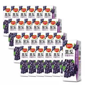 델몬트 포도 드링크 190ml 24팩 2박스 총 48팩